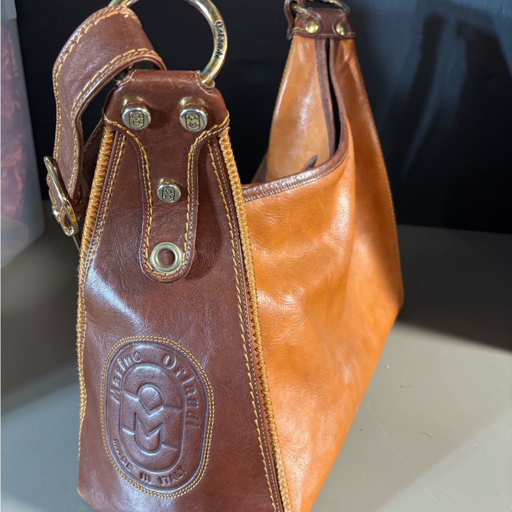 Dooney & Bourke Brown and Tan Leather Bag